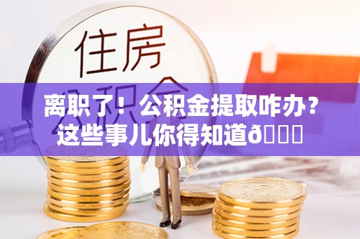 七星离职了！公积金提取咋办？这些事儿你得知道😎