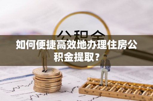 七星如何便捷高效地办理住房公积金提取？
